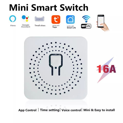 DIY 16A Mini Smart Switch WiFi | Smart Life App Control