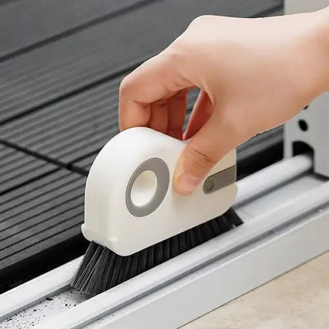 Window Groove Cleaner Brush | Slim Track Cleaning Brush for Window & Sliding Door Grooves