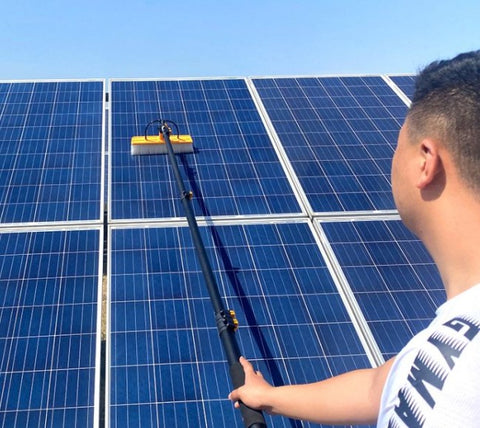 Long Range Solar Panel And Glass Panel Cleaning Manual Brush