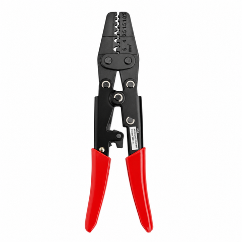 COLORS HS-6L Ratchet Crimping Tool for Non-Insulated Cable Links | 0.5-6.0mm² (AWG 17-10)