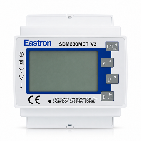Eastron SDM630MCT V2 Three Phase Energy Meter Zero Export Device IP51